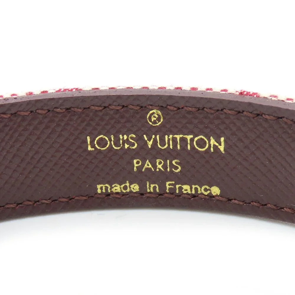 LOUIS VUITTON Pink Monogram Charm Bracelet